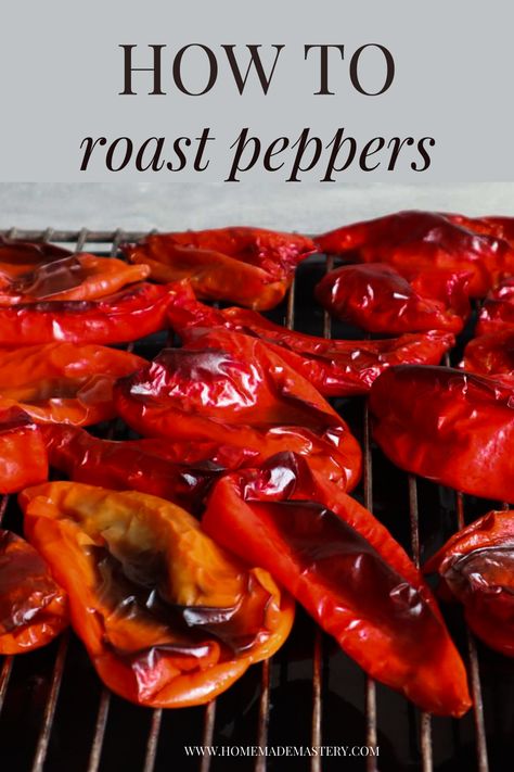 How To Roast A Red Pepper In The Oven, Roasted Hot Peppers Oven, Roasted Tomatoes And Peppers Oven, Roasting Peppers On Grill, Roast Red Peppers In Oven, Roasted Green Peppers Oven, Red Peppers Roasted, Roasted Peppers On Grill, Roasting Red Peppers In Oven