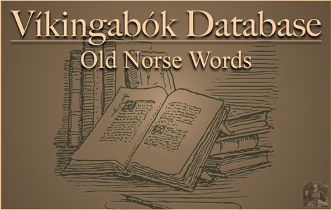 Nordic Recipes, Norse Words, Norse Design, Viking Hair, Old Norse, Gathering Place, Something Interesting, Medieval History, Word Wall