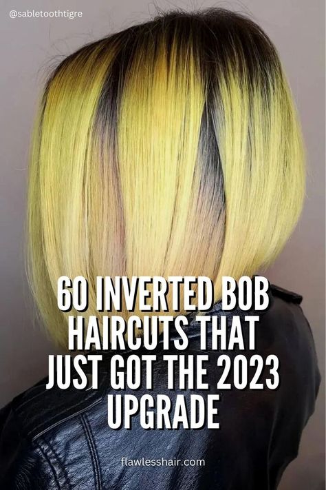 The inverted bob is shorter in the back and longer in the front—everything else can be modified to suit you. Read on to learn how to make it work. Long Front Bob, Inverted Bob With Layers, Short Inverted Bob Haircuts, Curly Inverted Bob, Inverted Bob Short, Modern Bob Hairstyles, Inverted Long Bob, Inverted Bob Haircuts, Modern Bob