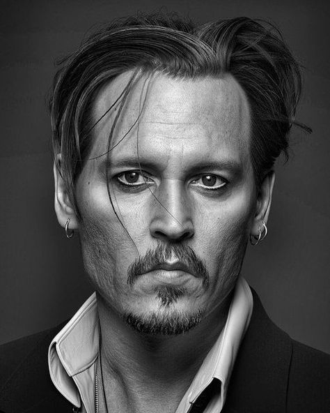 Johnny Depp Birthday, Johnny Tattoo, John Depp, جوني ديب, Celebrity Art Portraits, Kaptan Jack Sparrow, Johnny Depp Fans, Reference Photos For Artists, Johnny Depp Pictures