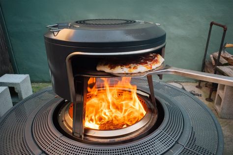 Fresh Pizza Dough, Backyard Hot Tub, Fresh Pizza, Solo Stove, Backyard Fire Pit, Diy Hot Tub, Cooking Stone, Metal Tank, Cooking Pizza