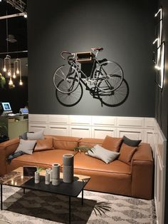 Bolia Bike Wall Stor Bolia Sofa, Bike Wall Storage, Bike Storage Design, Bike Storage Apartment, Wall Mount Bike Rack, Bike Wall Mount, Bike Hanger, Bicycle Decor, Bike Storage