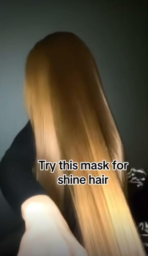 Try this homemade mask that will make your hair shiny and feel soft. #hairhealty #hairroutine Apply on your hair 1x per week!.#hairhealty,#hairroutine#haircaremask#haircareroutine,#hairgrowth,#haircareaesthetic#natural,#hair,#removal,#permanent,#faces,#naturalhairremovalpermanentfaces#hairoil,#hairoils,#hairgrowth,#hairgrowthoil,#hairgrowthoils,#hairgrowthtips,#hairgrowthjourney,#hairgrowthproducts,#longhair Mask For Shiny Hair, Shiny Hair Mask, Healthy Hair Mask, For Shiny Hair, Quick Hair Growth, Homemade Hair Treatments, Healthy Shiny Hair, Natural Hair Removal, Homemade Hair Mask