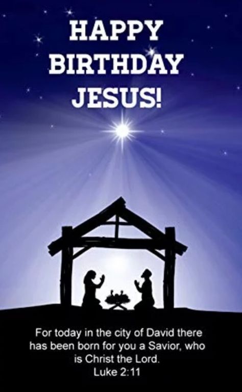 Jesus Birthday Quotes, Happy Birthday Jesus Quotes, Bookmarks Christmas, Luke 2 11, Jesus Nativity, Christ Artwork, Canapes Recipes, Beautiful Sayings, Jesus Birthday