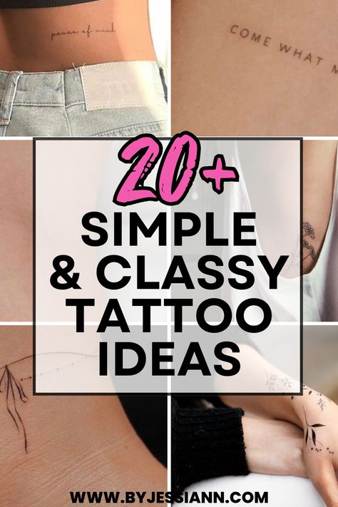 20 + Simple Tattoo Ideas + Fine Line Tattoo Words Tree Tattoo Fine Line, Tattoo Pine Tree, Fine Line Tattoo Words, Tattoo Ideas Fine Line, Simple Unique Tattoos, Classy Tattoo, Small Words Tattoo, Classy Tattoos For Women, Beach Tattoos