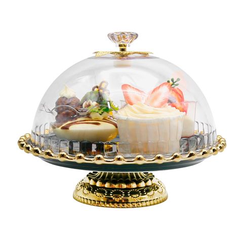 PRICES MAY VARY. 🍰【Tray Size】Cake Stand Diameter: 7.87inch/20cm, Cake Stand Height (with dome): 5.3inch/13.5cm, Tray Height (without dome): 2.16inch/5.5cm.Color: Green. Comes with a dome cover to protect the cake from the elements. 🎂【Multifunction Application】rectangle cake stand with lid can not only be used as a cake tray, dessert stand, snack storage tray, French fries tray; you can also remove the dome cover and use it as a salad bowl, food stand, fruit plate, adding a different sense of e Rectangle Cake Stand, Cake Stand With Lid, Baking Holiday, Ceramic Dessert, Rectangle Cake, 3 Cake, Food Stand, Cake Tray, Bowl Food