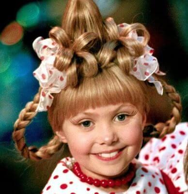 The Grinch Movie Characters, Cindy Lou Who Actress, Iconic Christmas Photos, Famous Christmas Characters, Cindy Lue Who, Villa Quien Grinch, Iconic Blonde Movie Characters, Cindy Loo Hoo, The Grinch And Cindy Lou