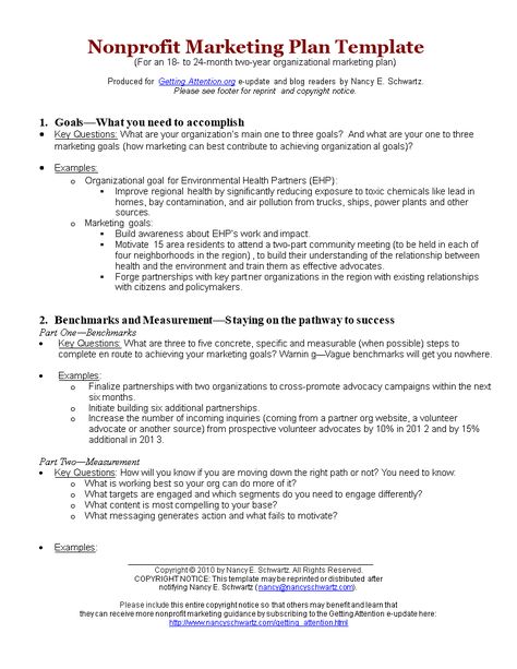 Non Profit Marketing Plan - How to create a Non Profit Marketing Plan ? Download this Non Profit Marketing Plan template now! Non Profit Business Plan, Non Profit Business Plan Template, How To Run A Non Profit Organization, How To Start A Non Profit Organization, Starting A Non Profit Checklist, How To Start Non Profit Organizations, Marketing Plan Sample, Start A Non Profit, Strategic Planning Template