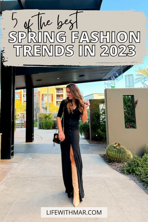 Sharing tons of 2023 fashion trends that you can hop on this spring season! Fashion Trends | Summer Trends | Spring Trends | Ways to Wear | Baggy Jeans | Maxi Dresses | Maxi Skirts | Spring Fashion | Summer Fashion Spring Pants 2023, Maxi Dress 2023 Trend, Skirt Trends 2023, 2023 Summer Fashion Trends Women, 2023 Skirt Trends, Spring Wedding Outfits For Guest, Allsaints Dresses, Maxi Skirt Spring, Denim Skirt Trend