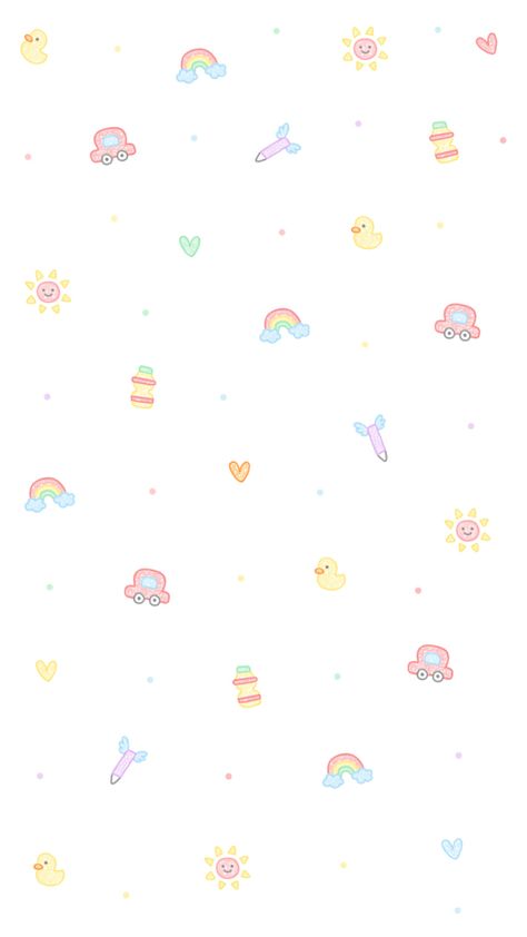 น่ารัก Cute Pastel Wallpaper, Wallpaper Pastel, Soft Wallpaper, The Wallpaper, Cute Patterns Wallpaper, Aesthetic Pastel Wallpaper, Iphone Background Wallpaper, Simple Wallpapers, Pastel Wallpaper