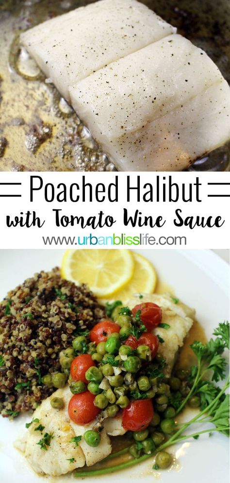 Poached Halibut, Alaskan Halibut, Roasted Halibut, Halibut Recipe, Portland Food, Halibut Recipes, Delicious Seafood Recipes, Seafood Recipe, Wine And Food