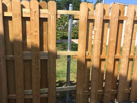 Chain Link To Wood Fence, Chain Link Fence Makeover, Chainlink Fence Ideas, Chainlink Fence Makeover, Wood Over Chain Link Fence, Wood Fence Over Chain Link, Wood On Chain Link Fence, Upgrade Chainlink Fence, Wood Framed Chain Link Fence