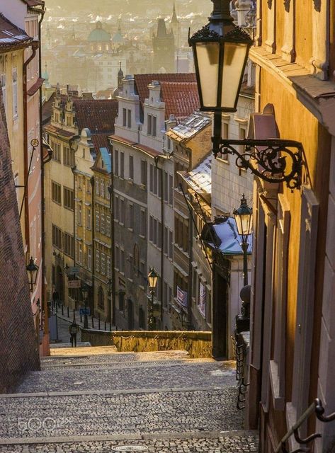 Castle Stairs, Prague Apartment, Prague Architecture, Ui Ux 디자인, In Bed, Visit Prague, Old Castle, Prague Travel, Scenic Photos