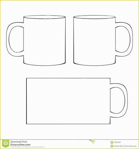 Free Printable Coffee Mug Template Of 20 Mug Template Vector Free Vector Coffee Cup Mug Pattern Design, Coffee Mug Template Free Printable, Mug Template Free Printable, Free Printable Menu Template, Coffee Mug Template, Cup Template, Craft Printables, Winter Bulletin, Sublimation Templates