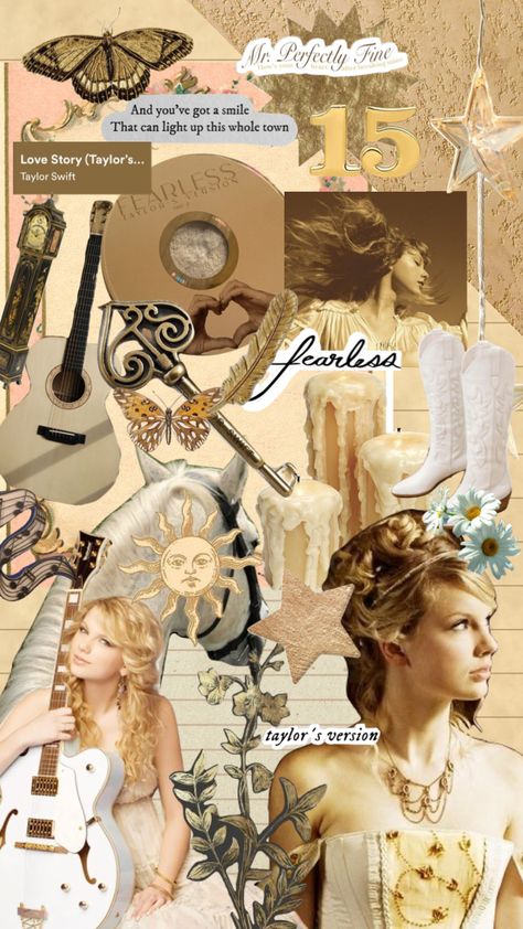 Fearless Era Taylor Swift Aesthetic, Ts Fearless Era, Fearless Core Taylor Swift, Taylor Swift Fearless Album Aesthetic, Fearless Astetic, Fearless Taylor Swift Era, Taylor Swift Eras Fearless, Fearless Aesthetic Taylor Swift, Fearless Album Aesthetic