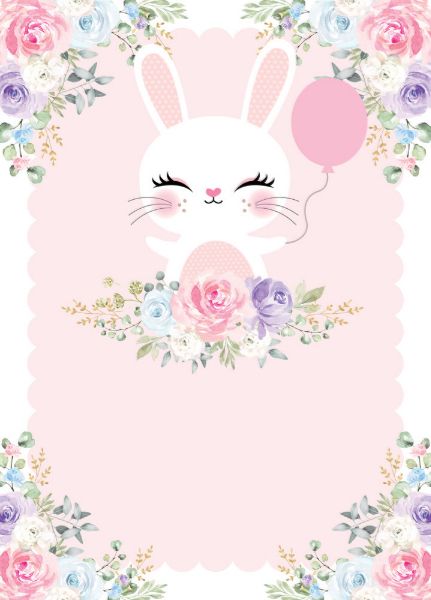 Baby Birthday Invitations Girl, Bunny Birthday Invitations, Bunny Birthday Theme, Bunny Birthday Party, Baby Birthday Invitations, Bunny Party, Easter Wallpaper, Bunny Drawing