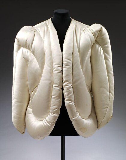 Evening Jacket | Charles James | V&A Explore The Collections Quilt Fashion, Quilted Fashion, Ugg Fashion, Quilting Fashion, Charles James, Pattern Hack, Evening Jacket, Shoes Ugg, 1930s Fashion