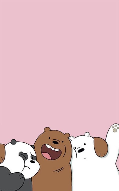 Trio Panda, We Bare Bear, Ice Bear We Bare Bears, Bear Bears, We Bare Bears Wallpapers, Ice Bears, Planets Wallpaper, Cute Panda Wallpaper, We Bear