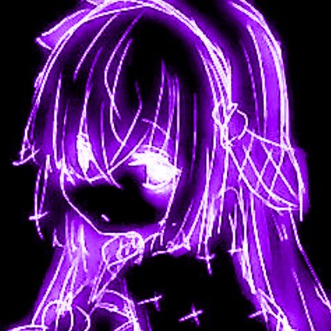 Pfp Neon, Purple Pfps, Core Wallpaper, Neon Icons, Purple Anime, Neon Style, Anime Devil, Purple Dark, Neon Fashion