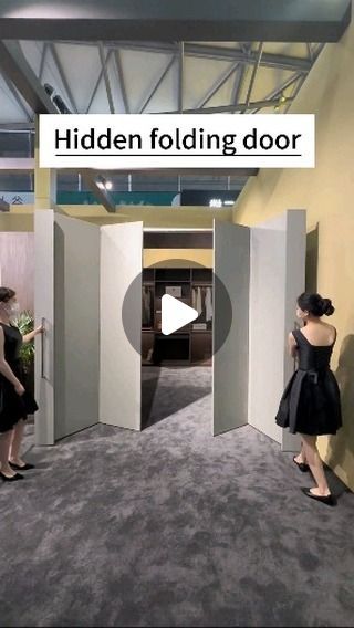 Aleadhomecustom Alead on Instagram: "Hidden folding door.Do you like it?#kitchencabinets #kitchencabinet #kitchen #customkitchencabinets  #kitchencabinetfactory #chinakitchenfactory #fyp #foryou #viral #aleadhome #aleadcustom" Hidden Kitchen Door, Hidden Folding Door, Kitchen Hidden Door, Collapsible Door, China Kitchen, Folding Door, Ad Home, Custom Kitchen Cabinets, Folding Doors