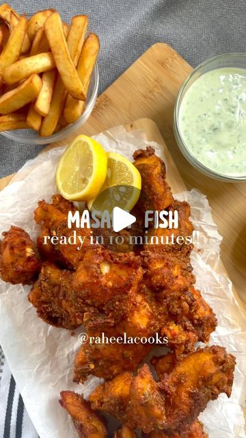 RAHEELA | Delicious Masala Fish Recipe ready in 10 minutes!!🔥  Make sure to follow @raheelacooks for more tasty cooking recipes!! ☺️  • • • • •  #fyp... | Instagram Fish Pakora, Fish Pakora Recipe, Masala Fish Recipes, Masala Fish, Easy Fish Recipes, Cod Fish, Pakistani Food, Masala Recipe, Fried Fish