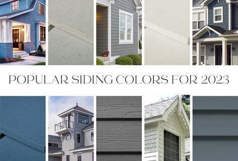 Popular Siding Colors For 2023 | Contractor Cape Cod, MA & RI Alside Vinyl Siding Cape Cod Gray, Vinyl Siding Colors 2023, Popular Vinyl Siding Colors, Certainteed Siding, Grey Vinyl Siding, Vinyl Siding Colors, Siding Options, Sterling Grey, Shingle Colors