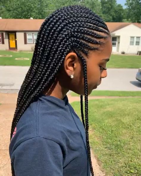 Lemonade Braids Hairstyles, Bob Braids Hairstyles, Feed In Braids Hairstyles, African Hair Braiding Styles, Braids Hairstyles Pictures, Braided Cornrow Hairstyles, Box Braid, Feed In Braid, Box Braids Styling