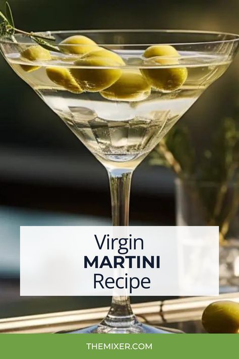 We’re firm believers that there is a Martini for everyone, even non-drinkers. We love this Virgin Martini as it hits the smooth and crisp notes of the original, but with zero alcohol. Cheers! 🍸 🫒 Virgin Martini Recipes, Virgin Martini, Coffee Tequila, Spiced Rum Cocktails, Soju Cocktail, Easy Mocktails, Zero Alcohol, Grapefruit Bitters, Champagne Martini