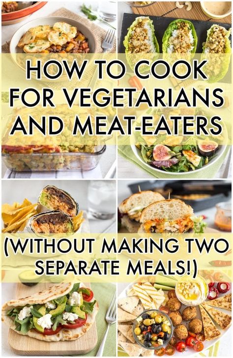 Dinners For Vegetarians And Meat Eaters, Simple Meat Free Meals, Vegetarian Meals For Big Families, Vegetarian Dinners For Meat Eaters, Vegan Meal For Meat Eaters, Vegetarian And Meat Eater Meals, Vegetarian Meals For Family, Vegetarian For Meat Lovers, Dishes Without Meat