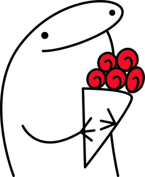 Flork Sticker Love, Flork Icons Amor, Deformitos Stickers, Flork Sticker Amor, Flork Sticker, Flork Meme, Weird Stickers, Funny Stickman, Cute Doodles Drawings