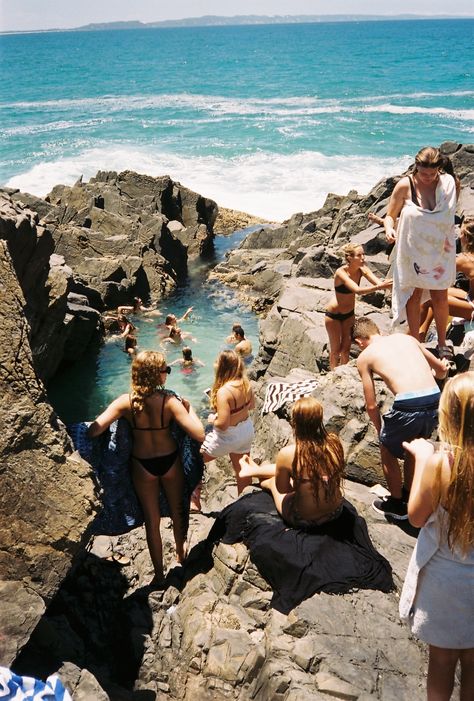 Noosa Fairy Pool, Fairy Pools Noosa, Noosa Fairy Pools, Noosa Australia Aesthetic, Noosa Aesthetic, Australian Summer Aesthetic, Australia Aesthetic, Camping Australia, Noosa Australia