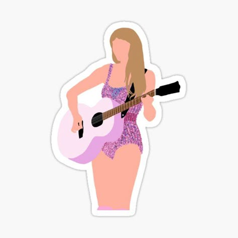 Lover Guitar, Taylor Swfit, Taylor Swift Drawing, Taylor Swift Party, Taylor Swift Birthday, Taylor Swift Tour Outfits, Scrapbook Printing, Taylor Swift Posters, Art Journal Therapy