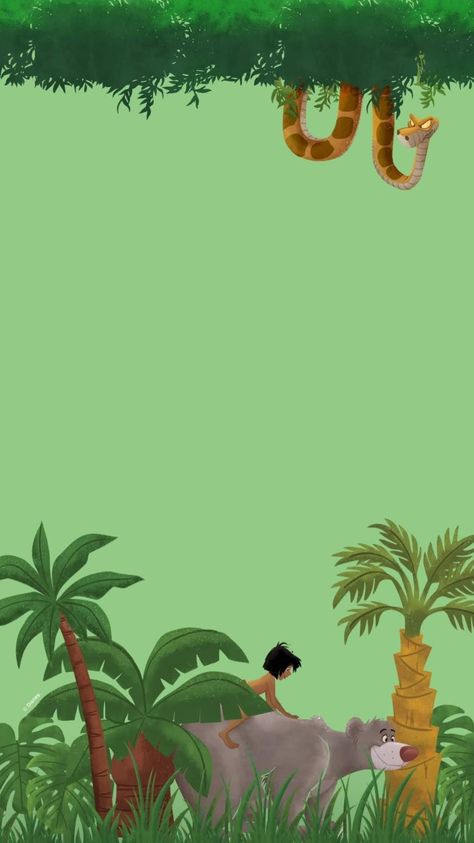 The Jungle Book Wallpaper, Iphone Wallpaper Jungle, Jungle Book Wallpaper, Business Wallpapers, Disney Photo Frames, Disney Golden Oak, Disney Backgrounds, Letters Paper, Disney Best Friends