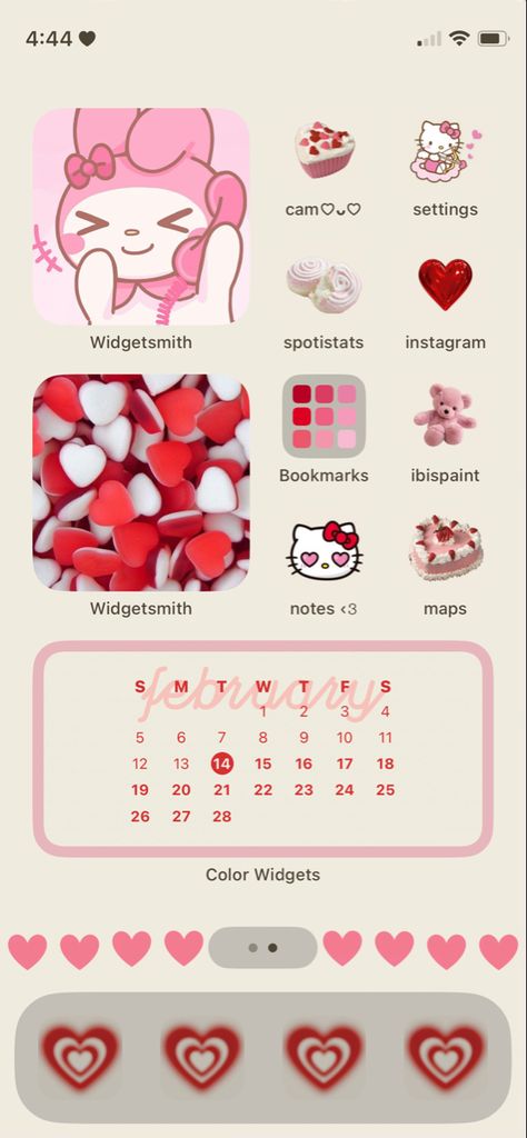 Valentine’s Day Ios Theme, Valentines Phone Layout, Valentines Ios Homescreen, Valentine’s Day Phone Theme, Valentines Homescreen, Phone Layouts, Ios Layout, Ios Homescreen, Wallpaper Ios