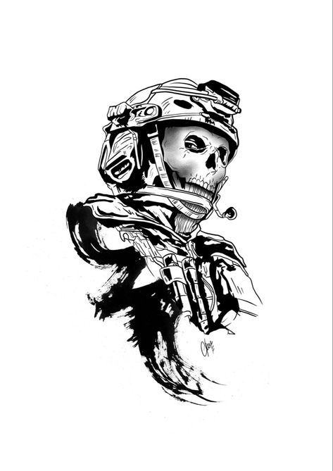 Ghost Tattoo Mw2, Ghost Mw2 Tattoo, Cod Mw2 Tattoo, Ghost Cod Tattoo Sleeve, Ghost Tattoos Cod, Ghost Call Of Duty Sketch, Task Force 141 Tattoo, Ghost Cod Tattoo Ideas, Call Of Duty Graphic Design