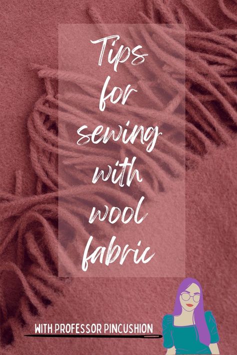 I really love wool fabric. It's cozy and warm and makes for really nice quality garments. It can also shrink and sometimes be a bit bulky to work with. It's great for making jackets, coats, trousers and skirts. This video tutorial provides tips and tricks to sewing with it. #sew #sewing #wool #fabric #garmentsewing #diyfashion Wool Fabric Projects, Tips For Sewing, Sewing Cushions, Old Fashion Dresses, Boiled Wool, Fabric Projects, Wool Fabric, Pin Cushions, Sewing Fabric