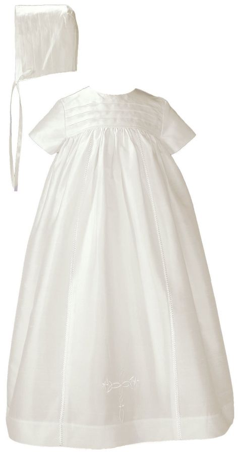 Christening Gowns For Boys, Baptism Gown, Silk Dupioni, Baptism Outfit, Christening Gown, Christening Outfit, Gown Pattern, Girl Christening