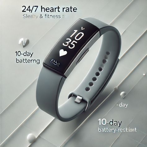 The Fitbit Inspire 3 Health and Fitness Tracker offers 24/7 heart rate monitoring, sleep tracking, stress management tools, and activity tracking (steps, calories, distance). It’s water-resistant, has 10-day battery life, and provides reminders to move. Fitness trackers like this one help users meet their fitness goals by providing real-time data, motivation, and personalized insights, promoting better habits, goal setting, and progress tracking, enhancing overall health and fitness. Better Habits, Fitness Trackers, Good Habits, Overall Health, Goal Setting, Heart Rate, Fitness Tracker, Battery Life, Real Time