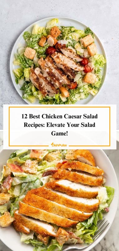 Elevate your salad game with the 12 Best Chicken Caesar Salad Recipes! 🥗🍗 


#ChickenCaesarSalad #SaladLovers #HealthyEating #LunchIdeas #DishPulse Best Fish Pie Recipe, Best Chicken Gyro Recipe, Easy Caesar Dressing Recipe, Caesar Salad Recipes, Best Caesar Salad, Caesar Salad Wrap, Chicken Caesar Salad Wraps, Chicken Caesar Salad Recipe, Chicken Gyro Recipe