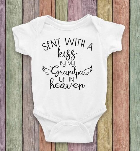 Baby Onsie Announcement Ideas, Grandpa In Heaven, Friends Pregnant, Grandma Onesie, 2024 Manifestations, Baby Surprise Announcement, Fun Baby Announcement, Registry Ideas