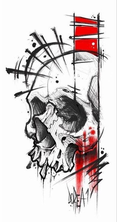 Biker Art Drawing, Tattoo Crane, Trash Polka Art, 2023 Tattoo, Trash Polka Tattoo Designs, Tattoo Trash, Polka Tattoo, Red Tattoo, Trash Polka Tattoo