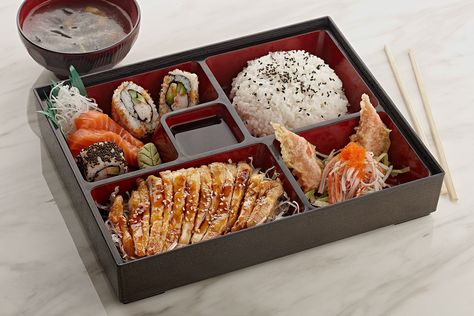 Bento Tempura Bento, Cream Dory, Ebi Tempura, Shabu Shabu, Delicious Cream, Piece Of Art, Tempura, Bento Box, Bento