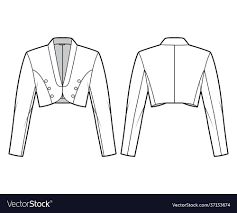 Blazer Template, Fashion Vector, Flat Sketches, Crop Blazer, Bolero Jacket, Cropped Blazer, Basic Outfits, Style Women, Color Style