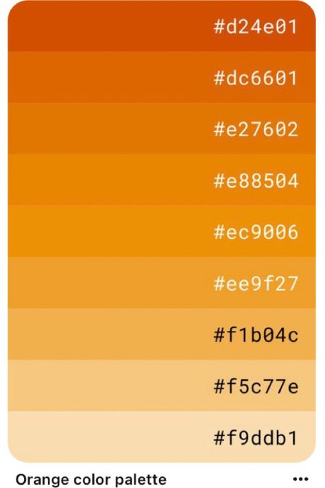 Yellow To Orange Gradient, Vermilion Color, Website Color Palette, Create Color Palette, Color Design Inspiration, Orange Color Palettes, Web Colors, Hex Color Palette, Bloxburg Decal Codes