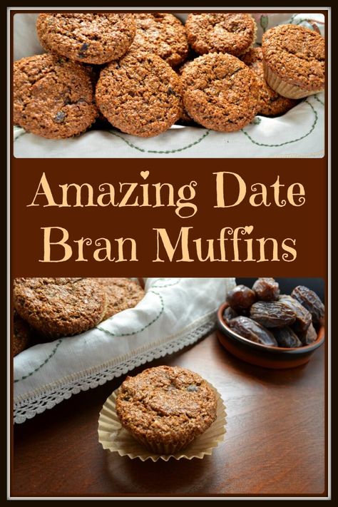 Surprisingly Amazing Date Bran Muffins Date Bran Muffin Recipe, Bran Date Muffins Recipe, Date Bran Muffins, Easy Bran Muffin Recipe, Healthy Bran Muffin Recipe, Muffin Recipe Healthy, Bran Muffin Recipe, Bran Muffins Healthy, Date Muffins