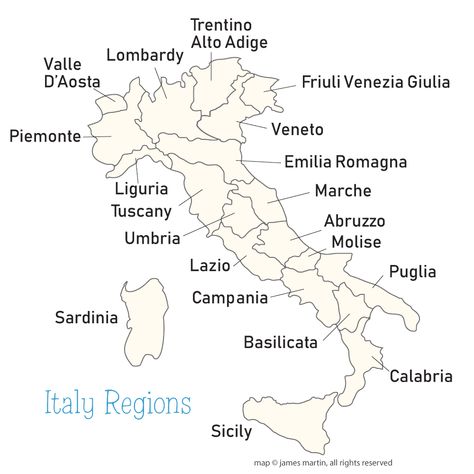 Italy Regions Map | Wandering Italy Italy Regions, Map Of Italy, Matera Italy, Italy Map, Regions Of Italy, James Martin, Fruit Vegetables, Interactive Map, Wine Region