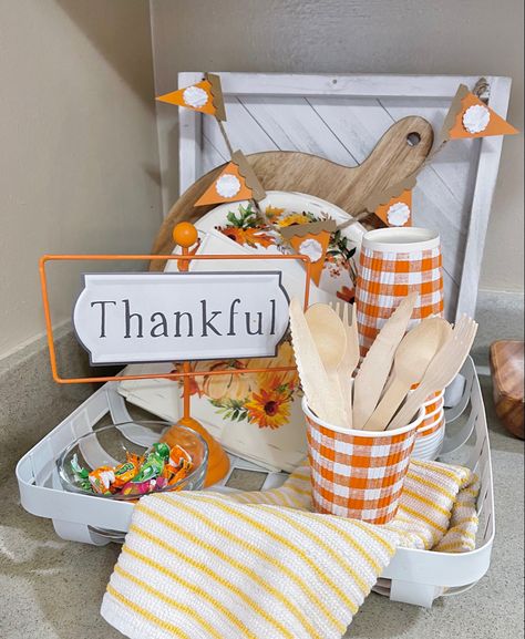 Occasion Bin Fall, Thanksgiving Occasion Bin, Occasion Bins, Occasion Basket, Occasions Bins, Occasion Bin, Halloween Bar Cart, Halloween Bar, Holiday Baskets