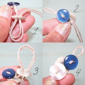 How to Make A Button Necklace Tutorial Buttons Crafts Diy, Button Creations, Button Necklace, Button Bracelet, Diy Buttons, Necklace Tutorial, Crochet Buttons, Button Jewelry, Button Art