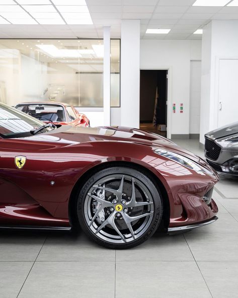 Cherry Red Ferrari, Pampered Princess, 812 Superfast, Ferrari 812 Superfast, Red Ferrari, Ferrari 812, Ferrari Car, Dream Car, Cherry Red