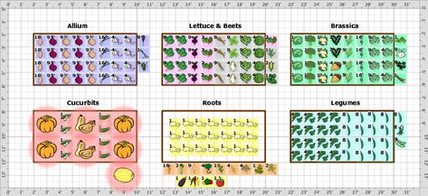 Raised Bed square foot garden plan for 2019. 6 Bed crop rotation. Vegtable Garden, Seedlings Indoors, Garden Plot, Vegetable Garden Planner, Raised Vegetable Gardens, Garden Layout Vegetable, Garden Plots, Garden Plan, Garden Planner